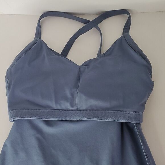 Lorna Jane Woven Front Active Tank Top Periwinkle Size XS - Picture 5 of 12